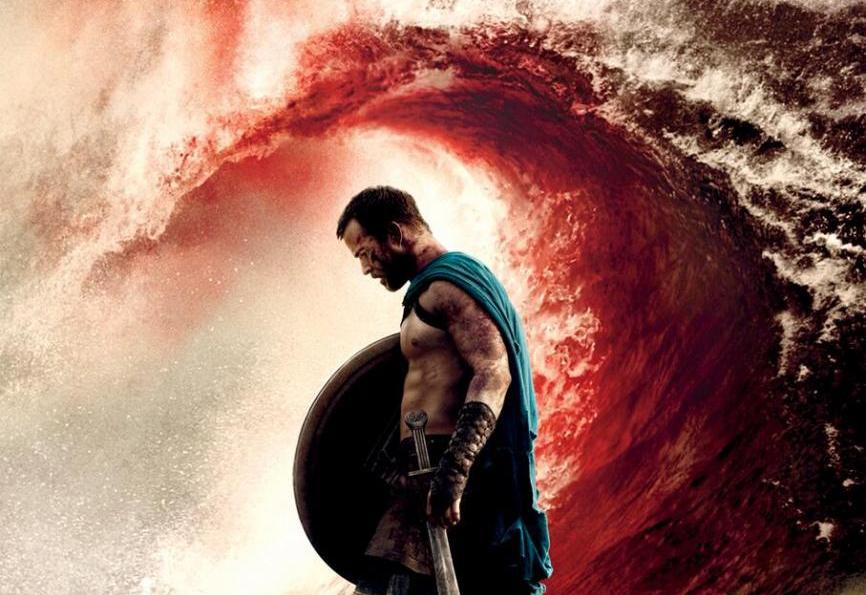 Das Meer färbt sich rot auf dem neuen Poster zu 300: Rise of an Empire 300: Rise of a Empire neues Poster