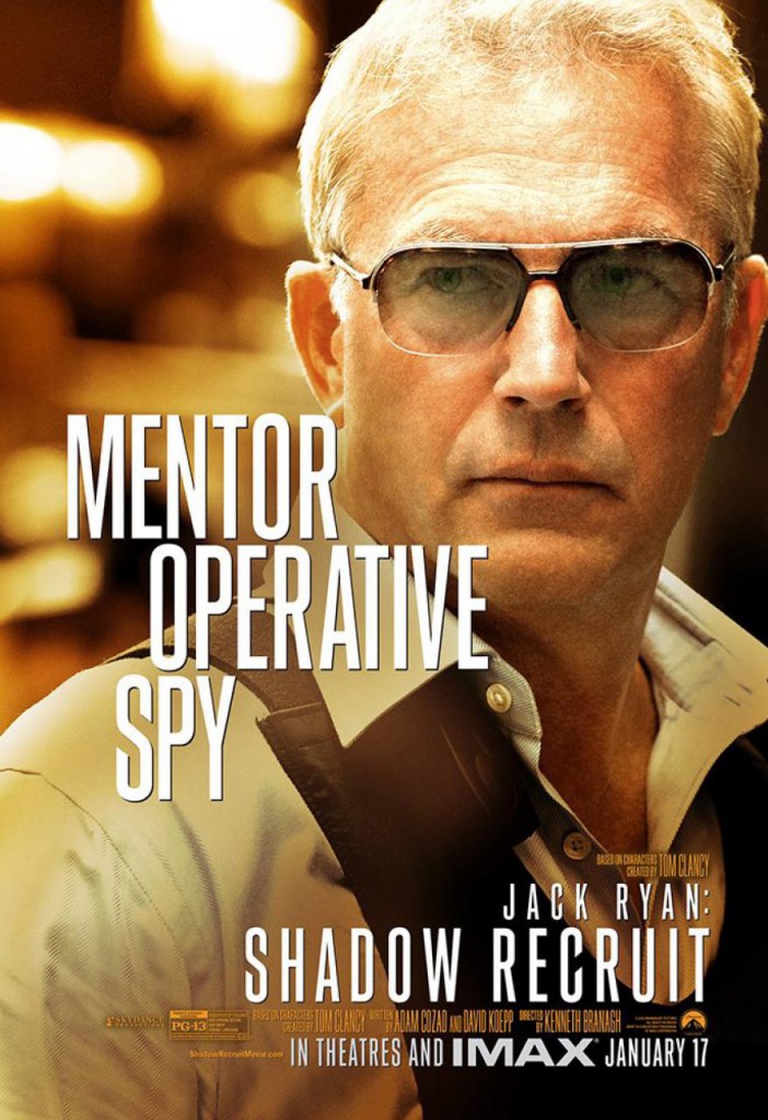 Jack Ryan Charakterposter - Kevin Costner