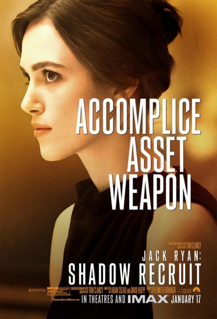 Jack Ryan Charakterposter - Keira Knightley