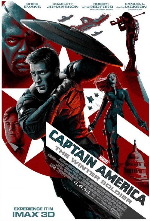Captain America 2 IMAX Poster