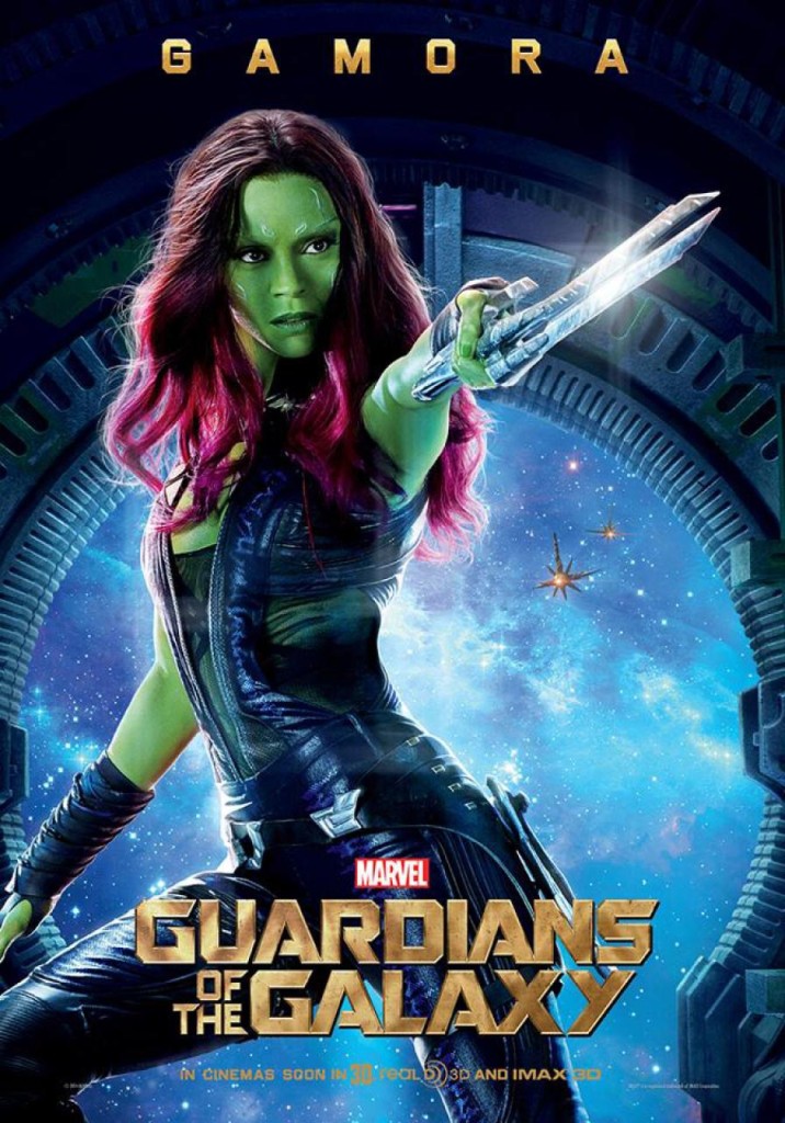 Guardians of the Galaxy Plakate Gamora