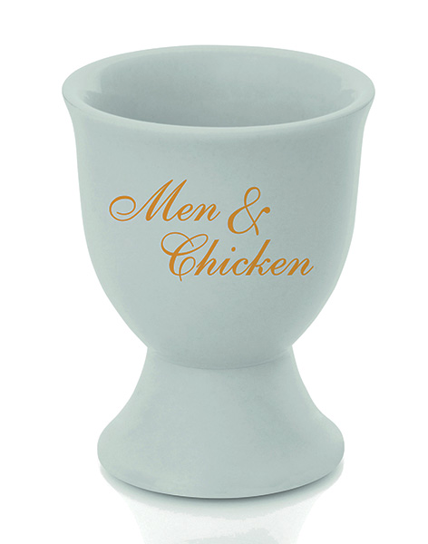Men and Chicken Gewinnspiel Eierbecher