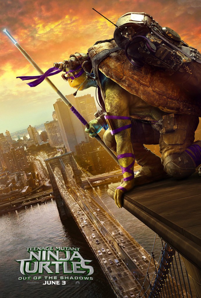 Teenage Mutant Ninja Turtles Out of the Shadows Poster Donatello