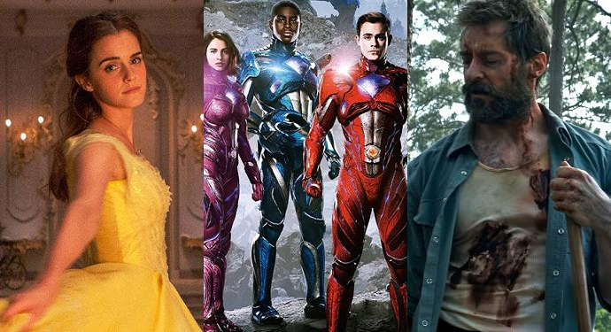 Die Schöne und das Biest, Power Rangers, Logan Die Schöne und das Biest Power Rangers Box Office