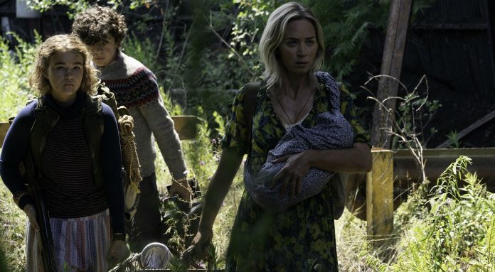 Millicent Simmonds, Noah Jupe und Emily Blunt in A Quiet Place Spin Off