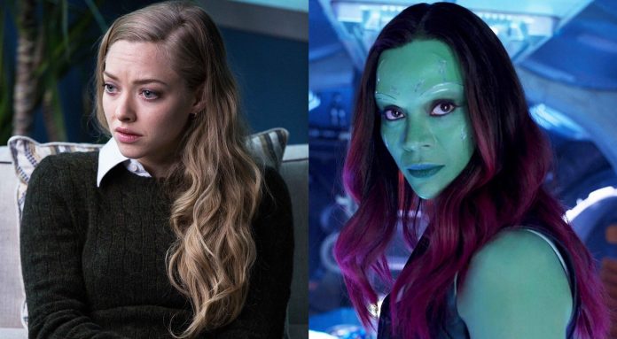 Amanda Seyfried, Zoe Saldana Amanda Seyfried Guardians of the Galaxy