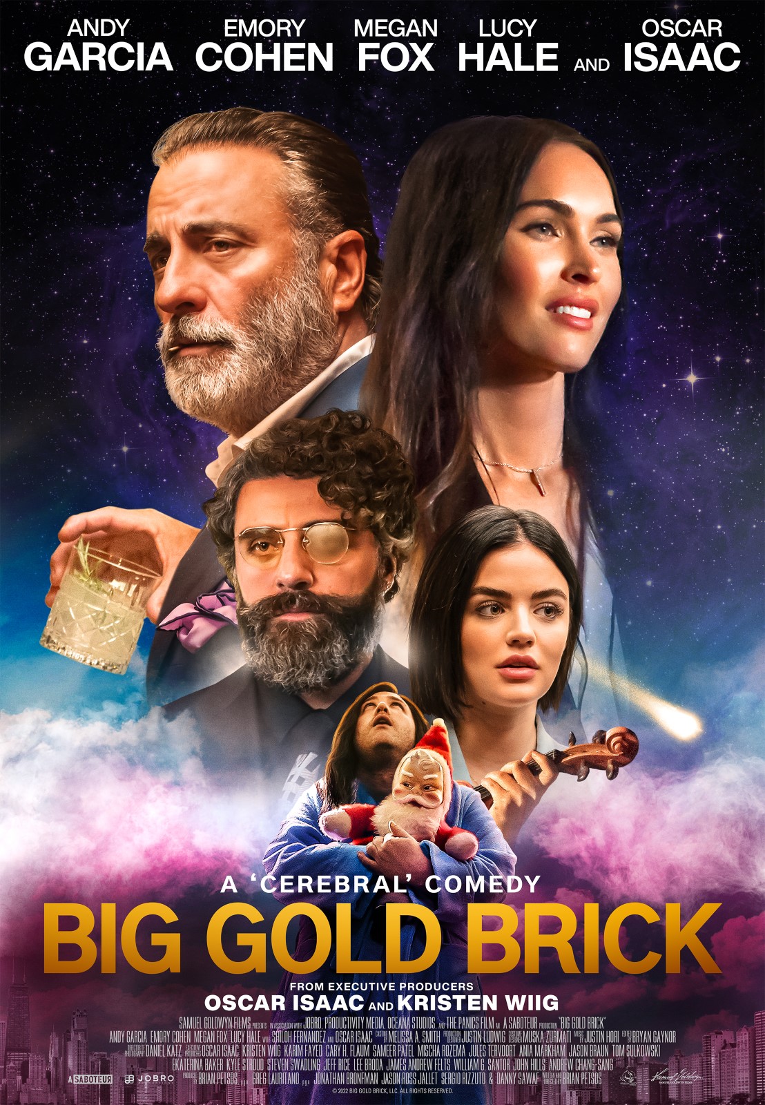 Big Gold Brick Megan Fox Poster