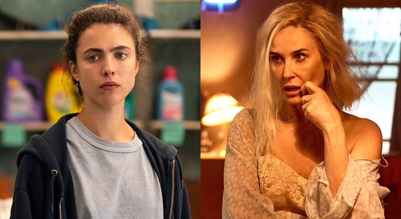 "The Substance": Margaret Qualley und Demi Moore im Body-Horrorfilm der