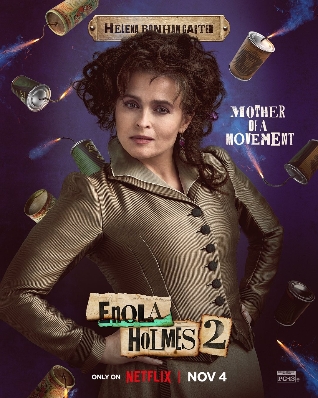 Enola Holmes 2 Trailer Netflix Poster 2