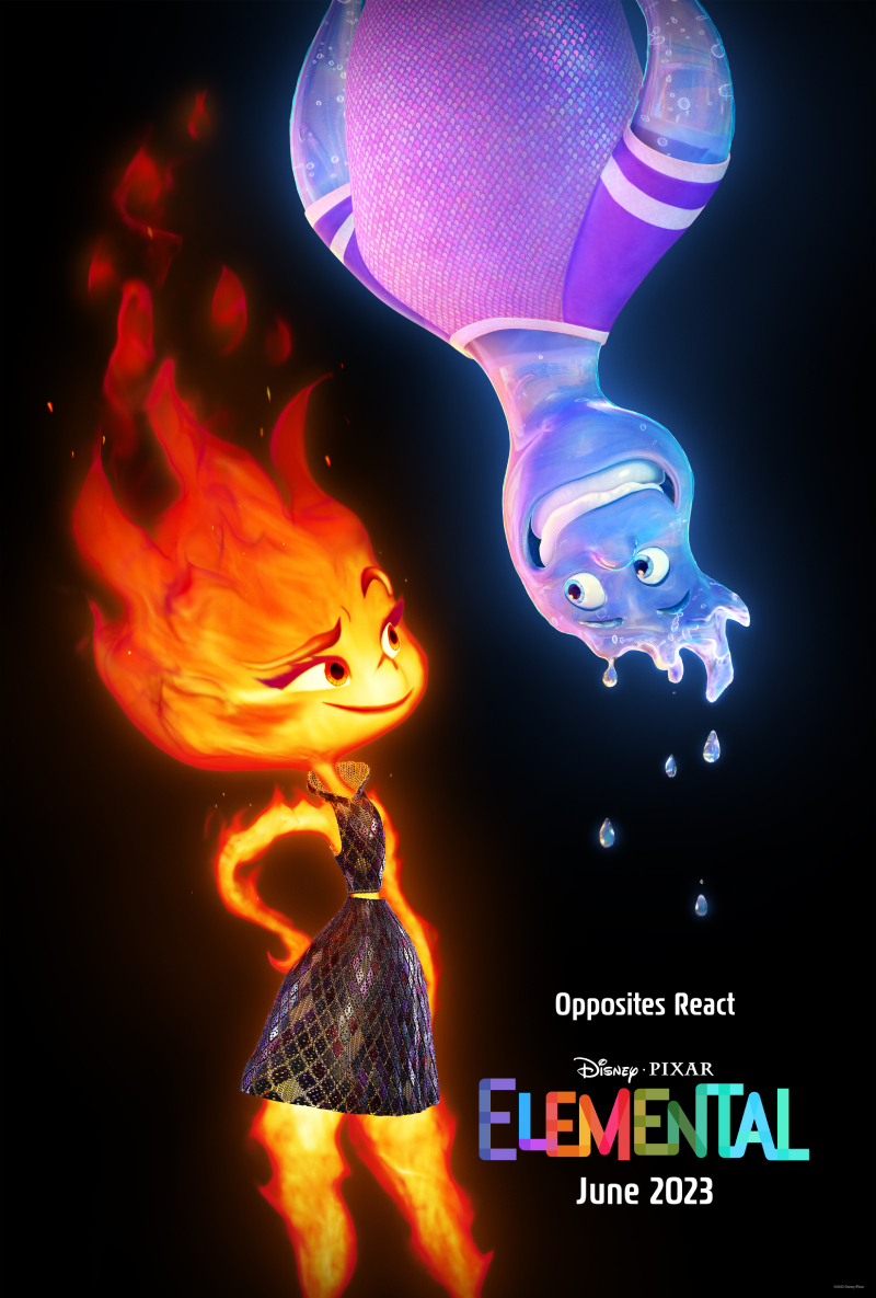 Elemental Pixar Poster 1