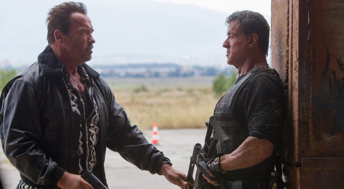 Arnold Schwarzenegger und Sylvester Stallone in Sylvester Stallone Arnold Schwarzenegger