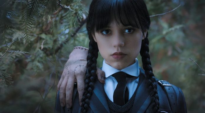 Jenna Ortega in Wednesday Netflix