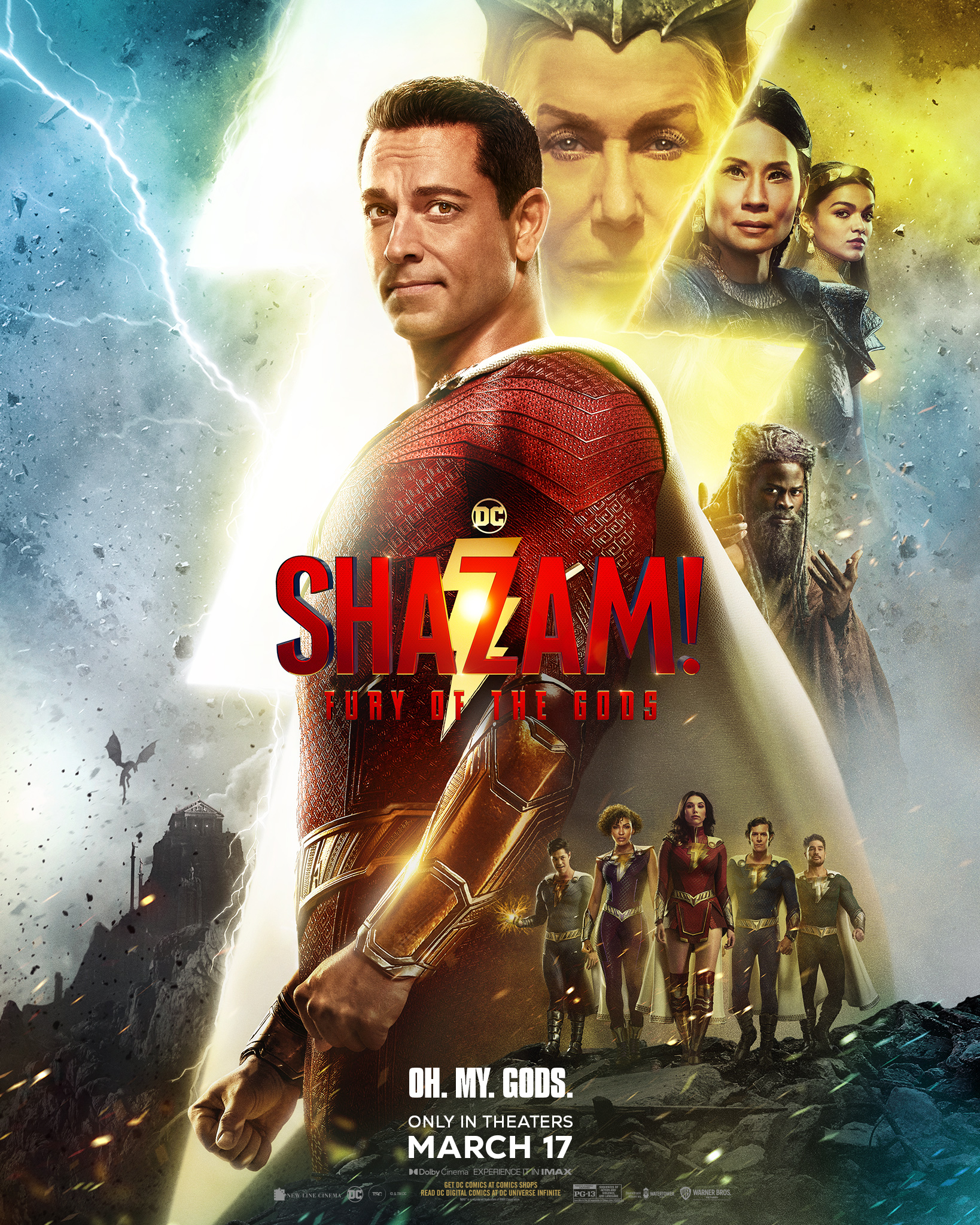 Shazam Fury of the Gods Trailer & Poster