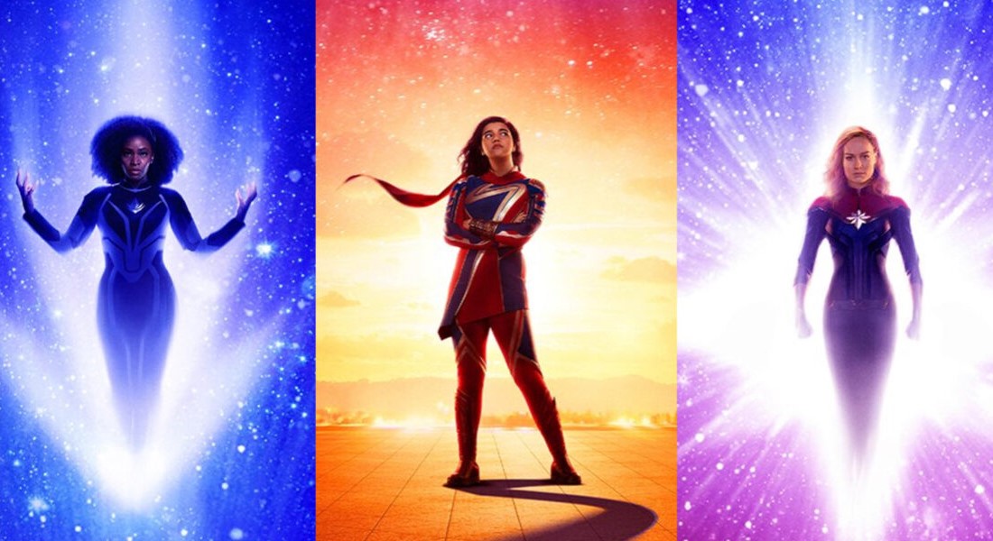 #Captain-Marvel-Sequel The Marvels startet später, neues Poster enthüllt die Heldinnen