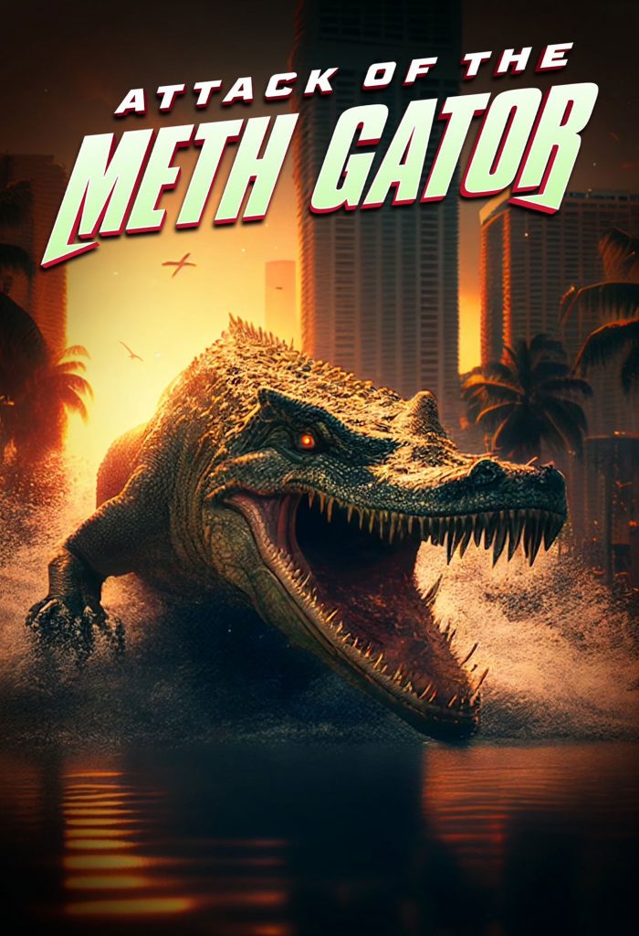 Attack of the Meth Gator Poster