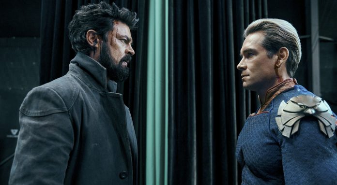 Karl Urban und Antony Starr in The Boys Staffel 5