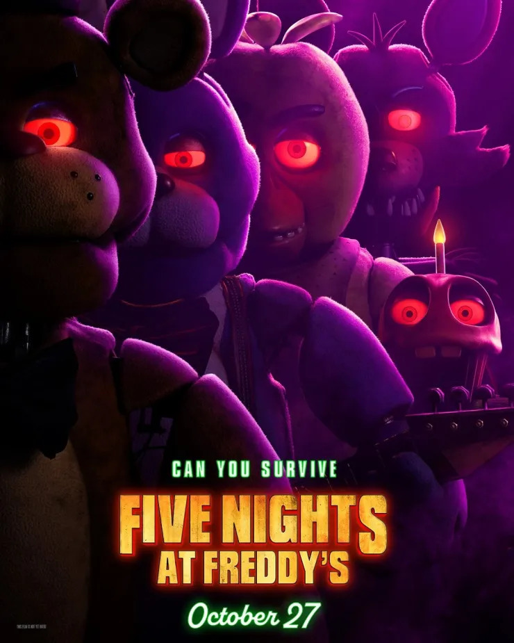 Five Nights at Freddys Teaser Poster