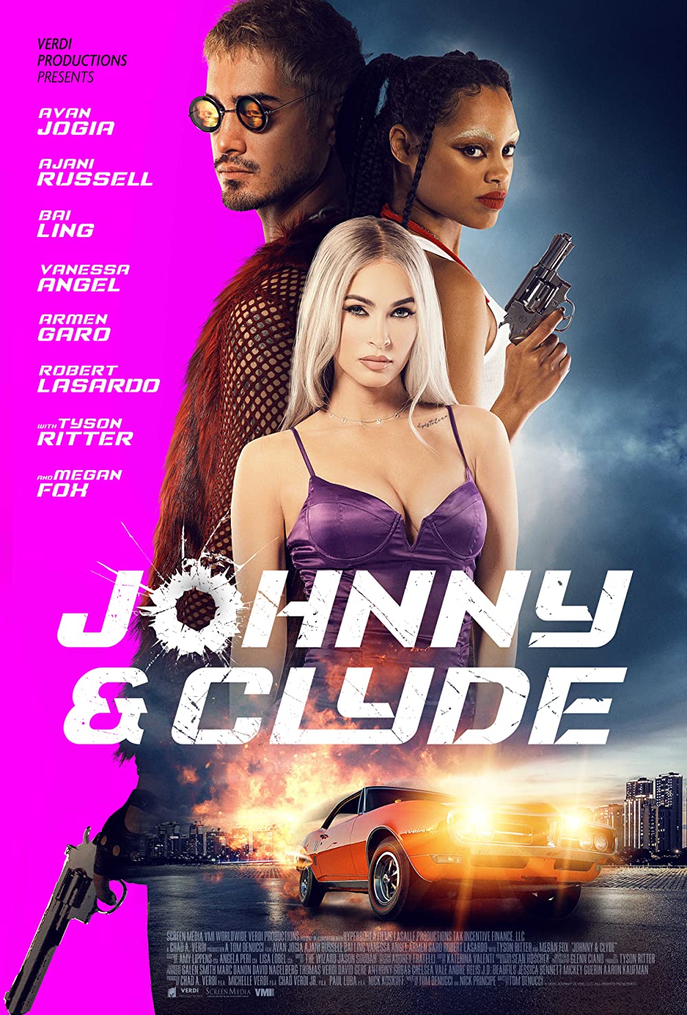Johnny and Clyde Megan Fox Poster 2