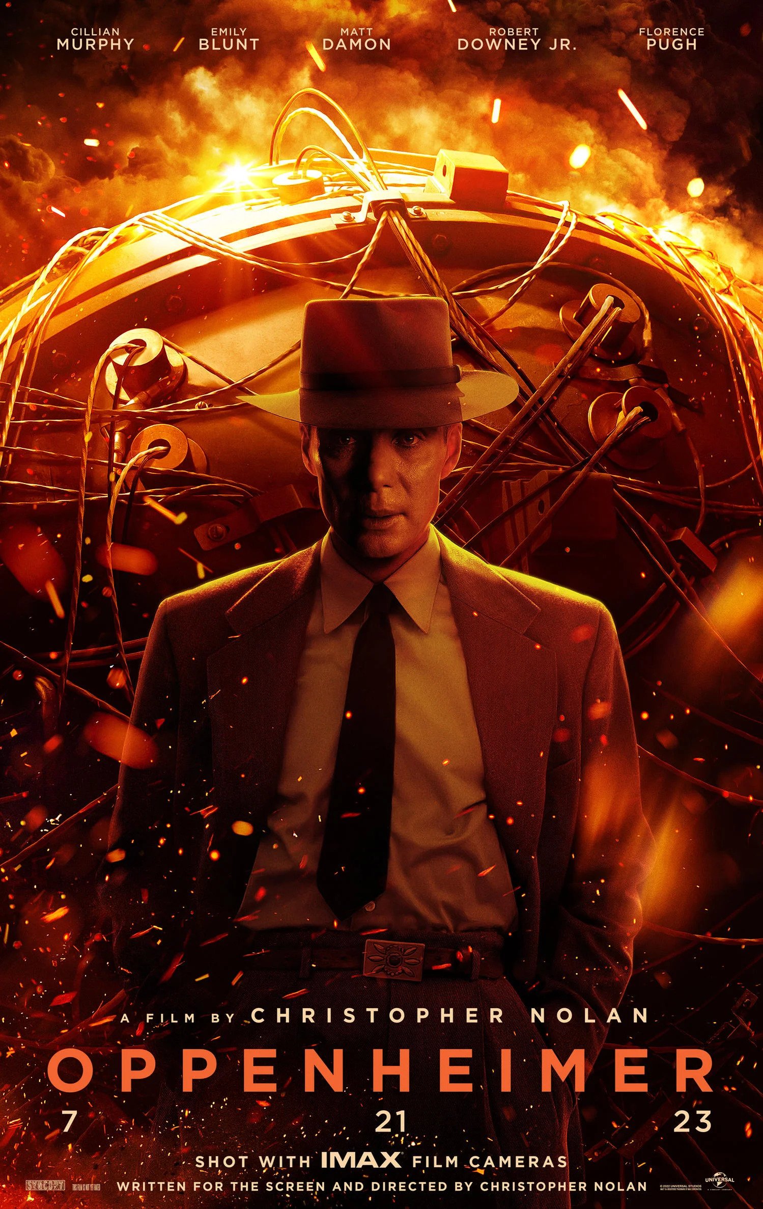 Oppenheimer Nolan Trailer Plakat