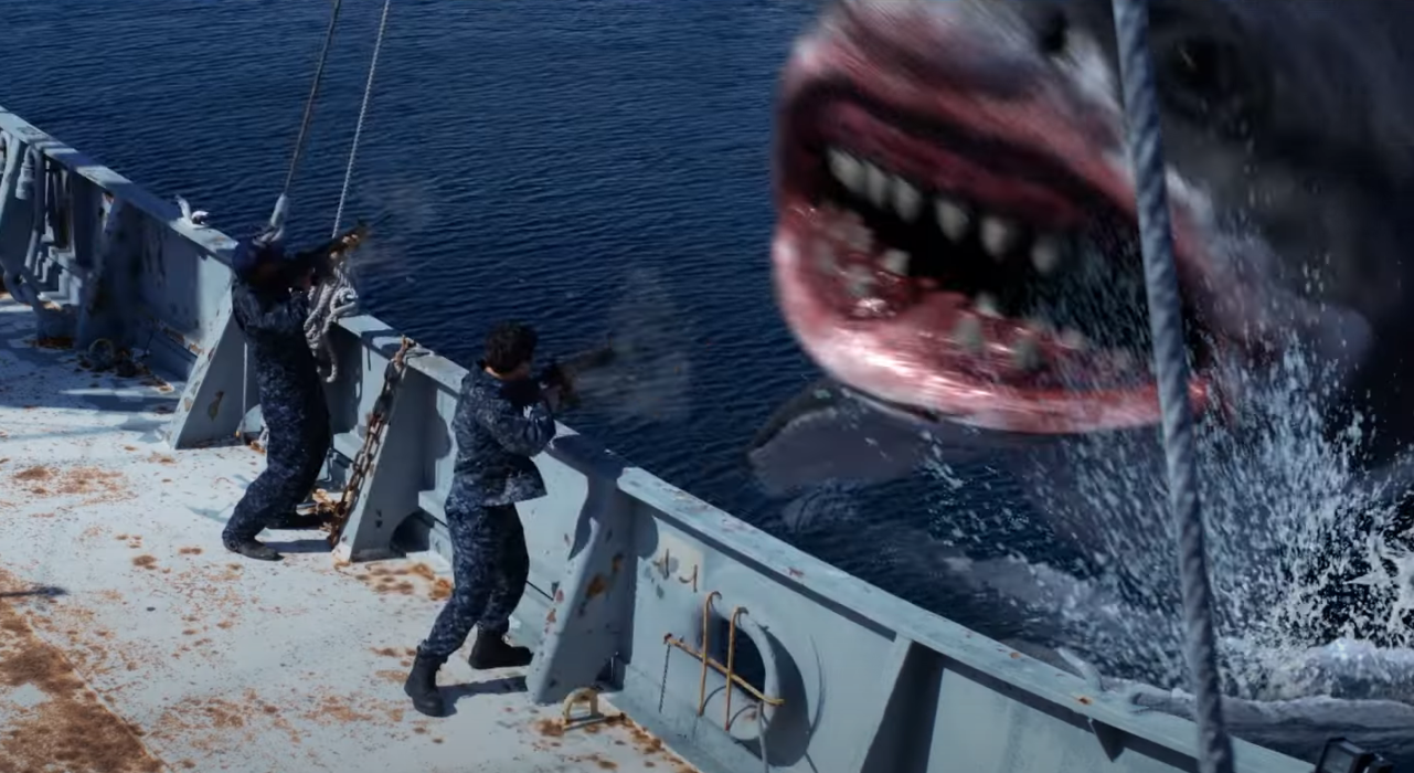 #Eric Roberts gegen fünf Riesenhaie im Trailer zu The Asylums Megalodon: The Frenzy