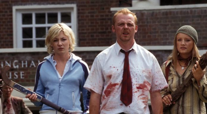 Kate Ashfield, Simon Pegg und Lucy Davis in Shaun of the Dead 2 Simon Pegg