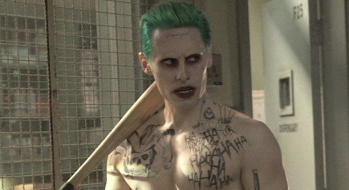 Jared Leto in Suicide Squad Joker Tattoo
