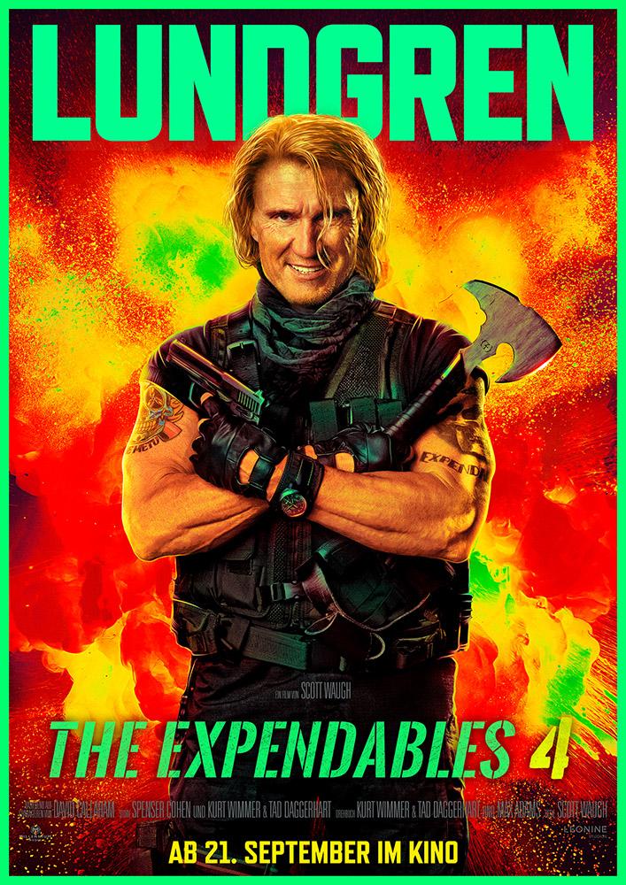 The Expendables 4 Charakterposter Lundgren