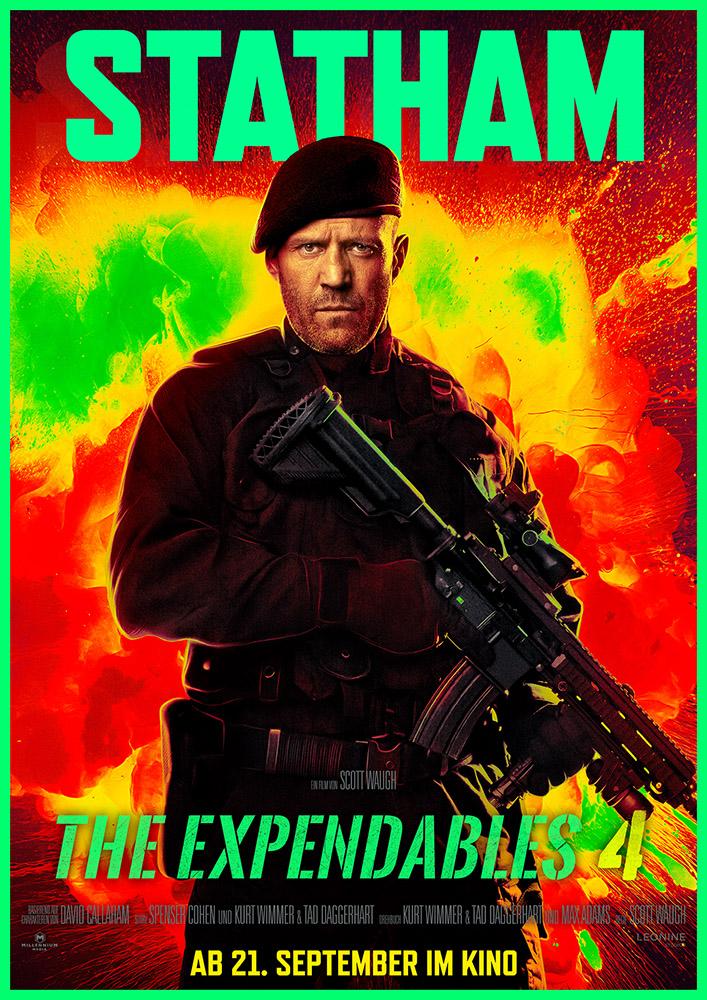 The Expendables 4 Charakterposter Statham