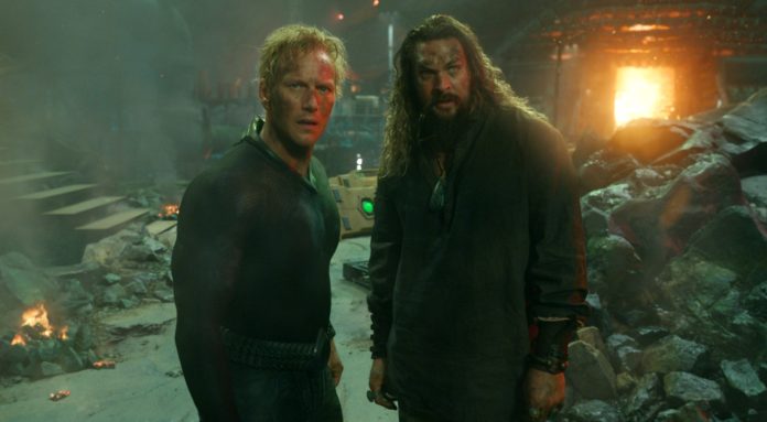 Patrick Wilson und Jason Momoa in Aquaman Lost Kingdom Tango and Cash