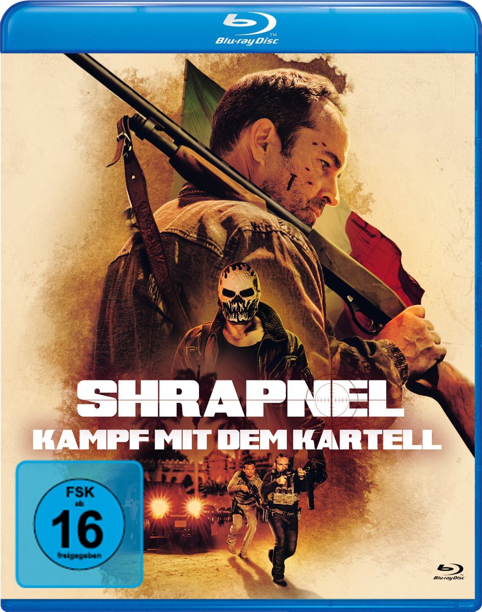 Shrapnel Kampf mit dem Kartell Trailer & Blu-ray-Cover