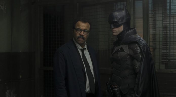 Jeffrey Wright und Robert Pattinson in The Batman 2 Dreharbeiten