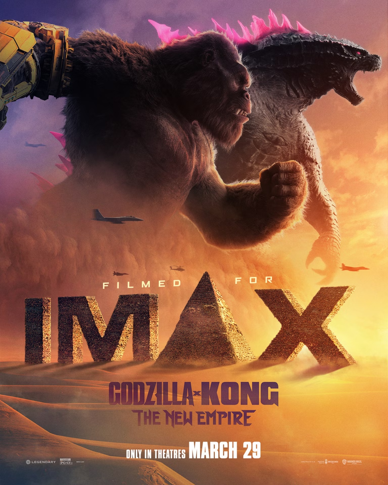 Godzilla x Kong The New Empire Trailer Vorverkauf Poster