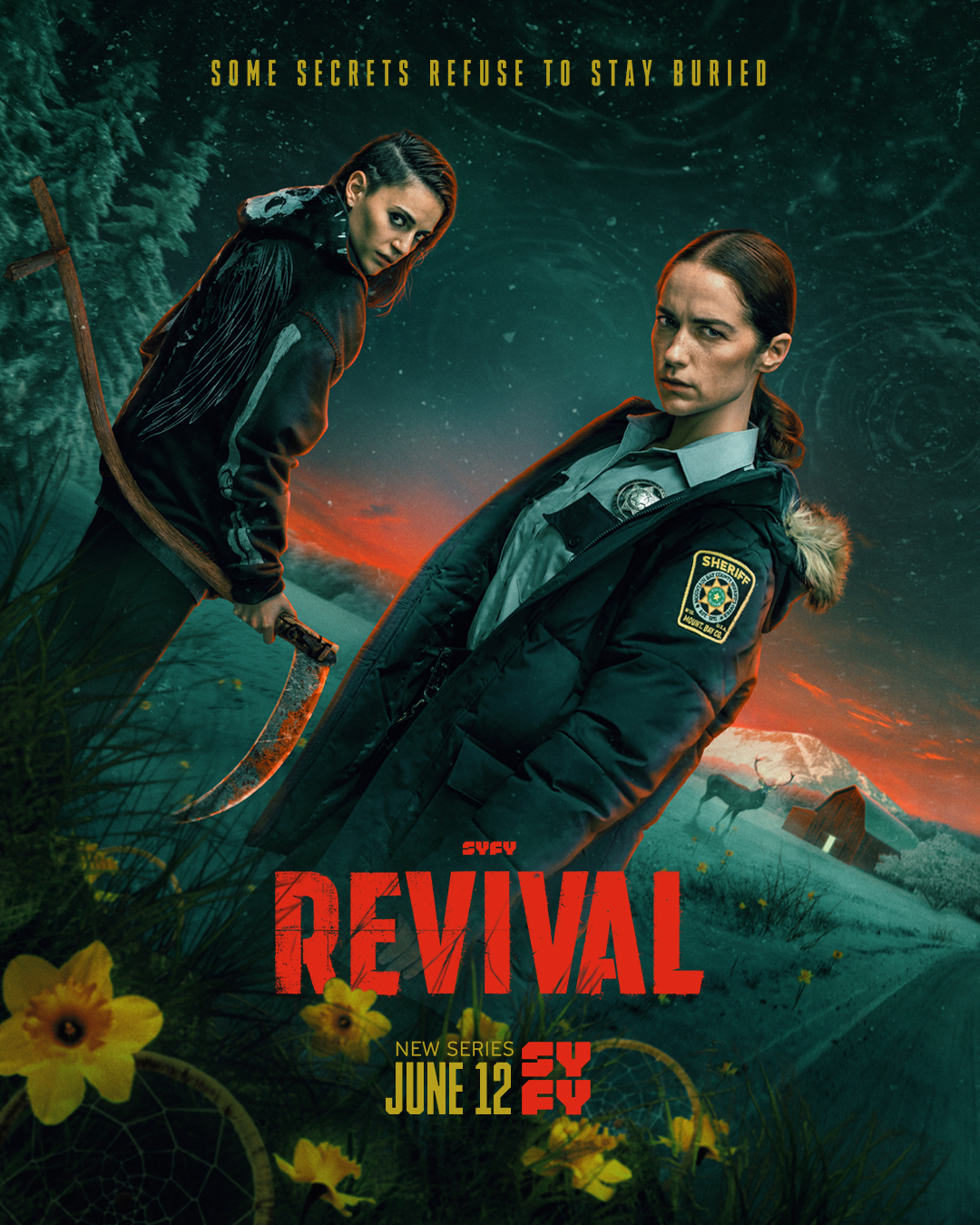 "Revival" Serienposter Revival Serie Melanie Scrofano Poster