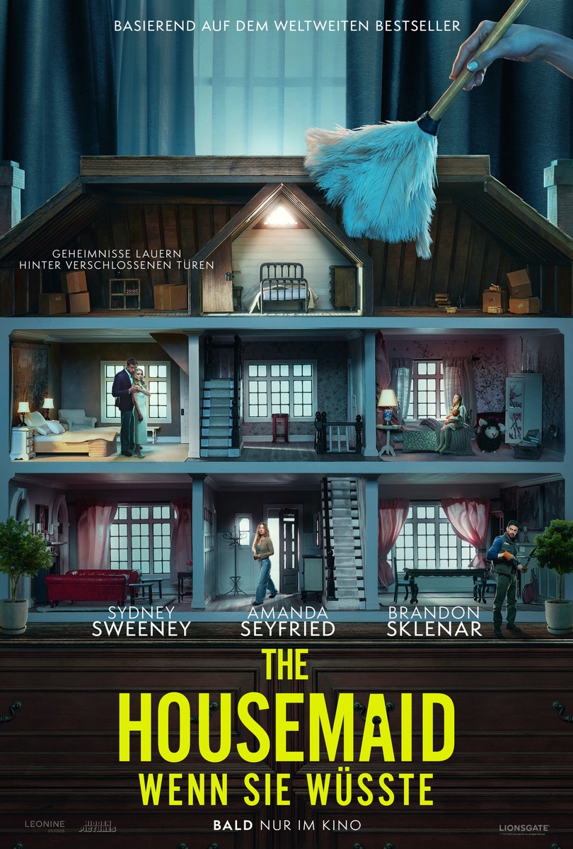 "The Housemaid - Wenn sie wüsste" Filmplakat The Housemaid Sydney Sweeney Trailer & Poster